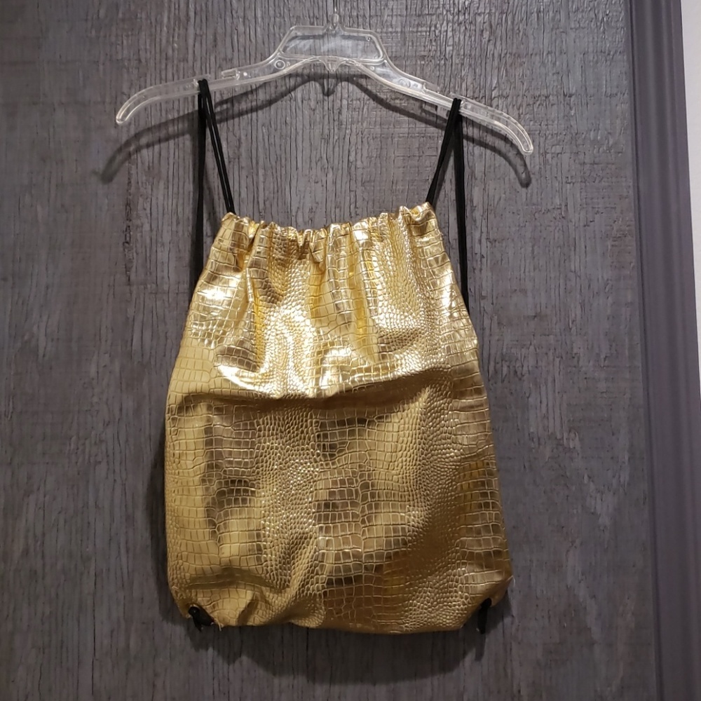 Gold sackpack